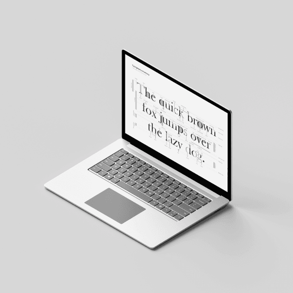 Anatomy Of Typography Poster