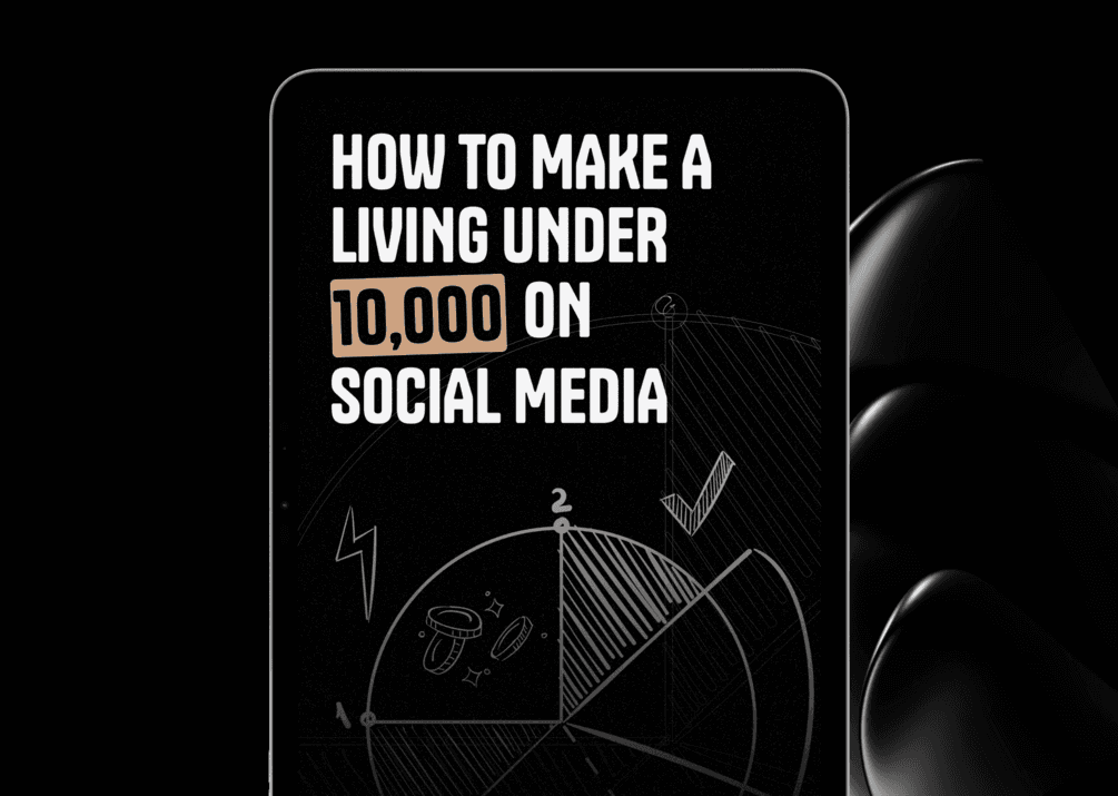 How to Make a Living from Social Media with Only 10.000 Followers · Guide (Free)